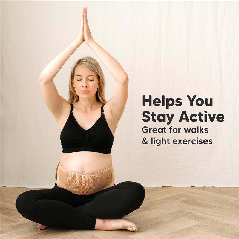 KeaBabies - Maternity Belly Bands for Pregnant Women, Black Image 4