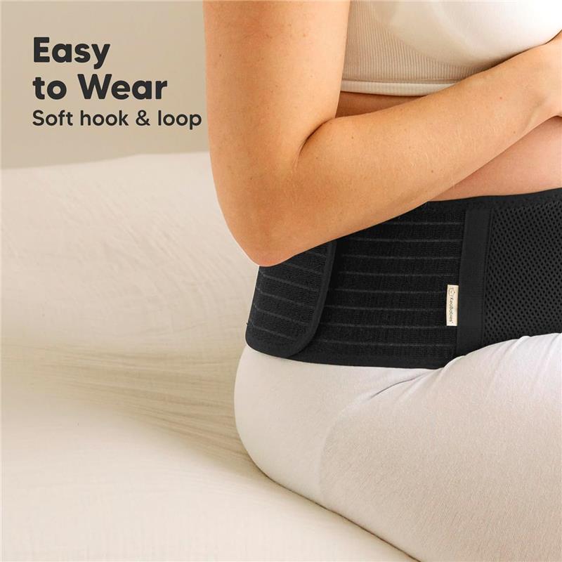 KeaBabies - Maternity Belly Bands for Pregnant Women, Black Image 5