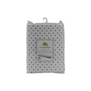 Kidicomfort Cotton Fitted Sheet, Dotted Navy Image 1