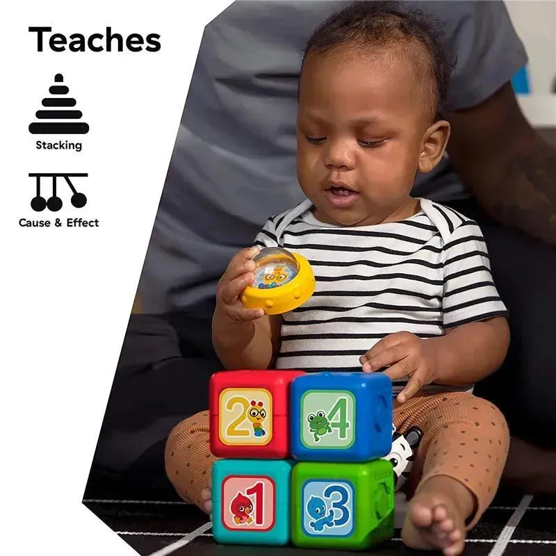 Kids II - Baby Einstein Connectables 6 Piece Set STEAM Learning Magnetic Blocks Image 5
