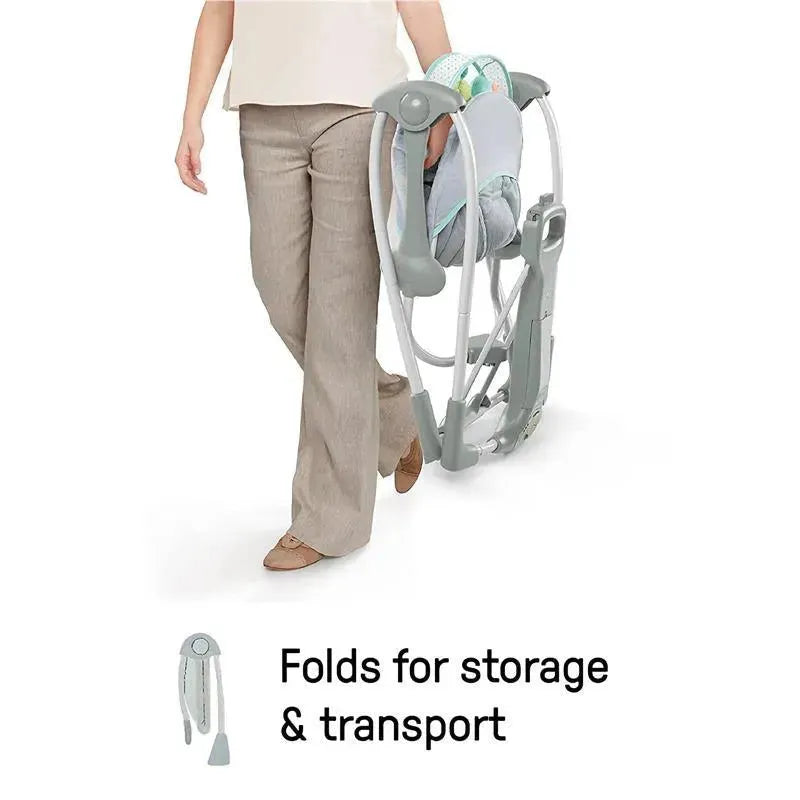Kids II - Ingenuity 5-Speed Portable Baby Swing with Music Image 4