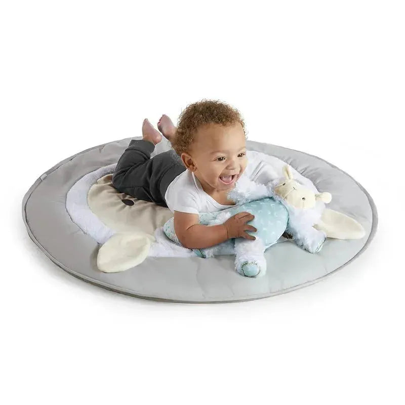 Ingenuity - Sheppy’s Spot Ultra Plush Baby Activity Gym & Tummy Time Mat Image 5