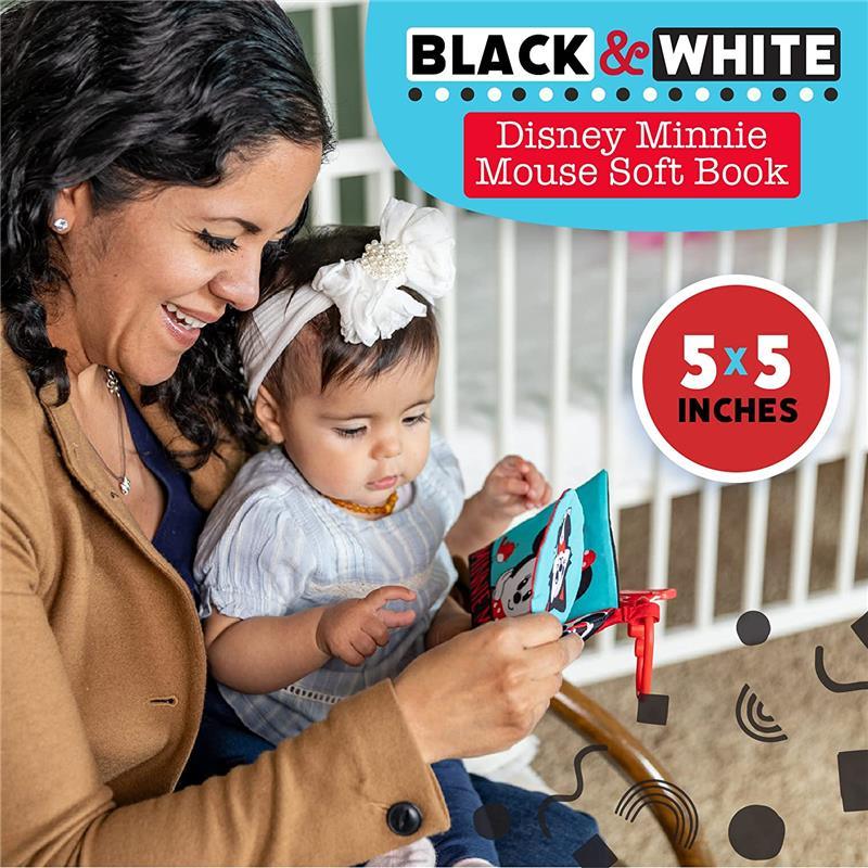 Kids Preferred - Disney Black & White Minnie Soft Book Image 3