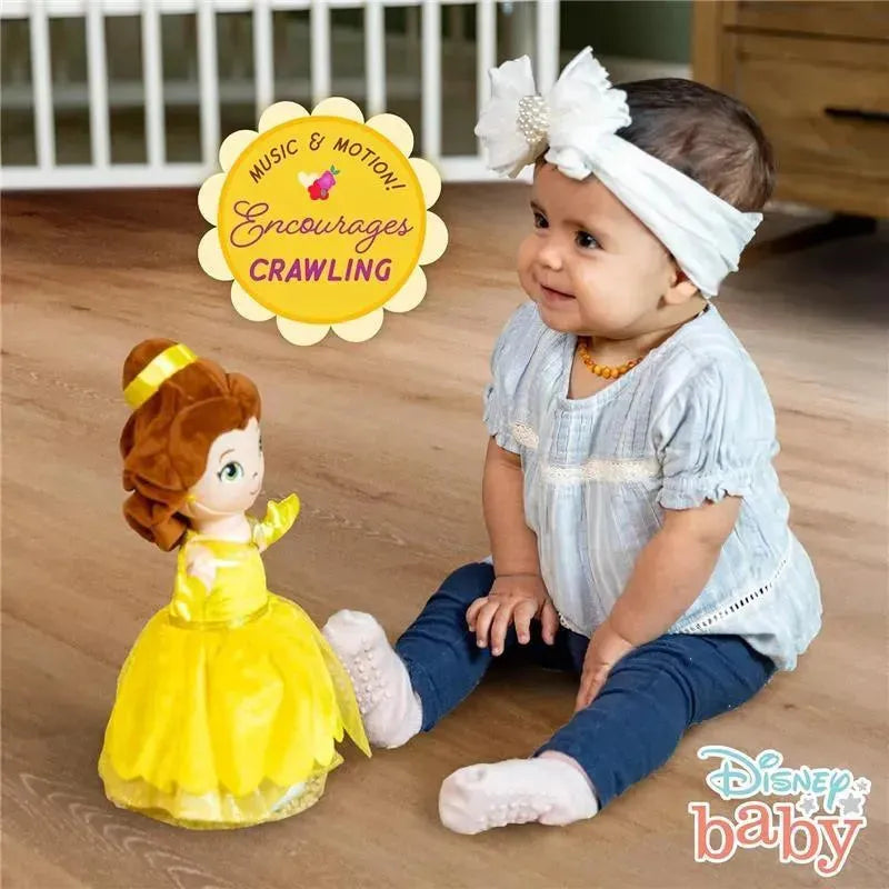 Kids Preferred - Disney Dancing Belle Stuffed Animal Plush Toy That Dances with Music Image 4