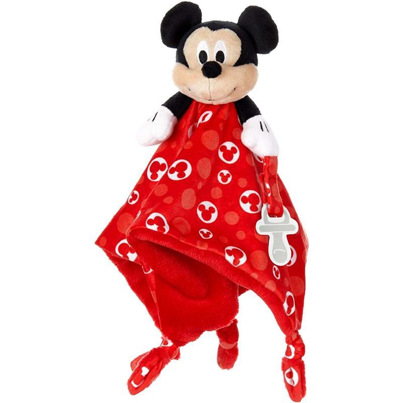 Kids Preferred- Disney - Mickey Snuggle Blanky W Paci Loop Image 1