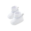 Kissy Kissy - Baby Boy Dots Print Booties, Light Blue Image 2