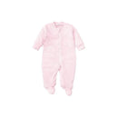 Kissy Kissy - Baby Girl Footie With Zip, Stripes Pink Image 1