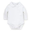 Kissy Kissy - Baby Girl Long Sleeve Bodysuit With Bebe Collar, White Image 1