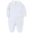 Kissy Kissy - Baby Boy New Beginnings Footie With Collar, Blue Image 1