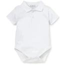 Kissy Kissy - Baby Boy Short Sleeve Bodysuit With Collar, White Image 1