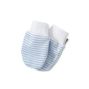 Kissy Kissy - Simple Stripes Mittens, Light Blue Image 2