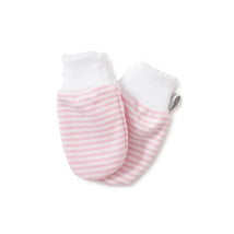 Kissy Kissy - Baby Girl Simple Stripes Mittens, Pink Image 3