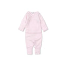 Kissy Kissy - Baby Girl Footed Pant Set, Pink Image 1