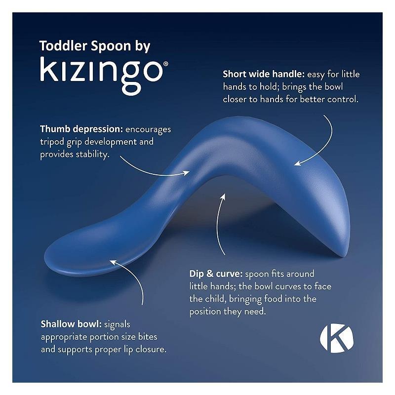  Kizingo - Cucharas de aprendizaje para baby