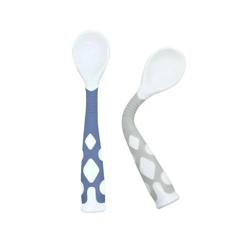 Kushies - 2Pk Silibend Spoon, Sand/Blue Image 1