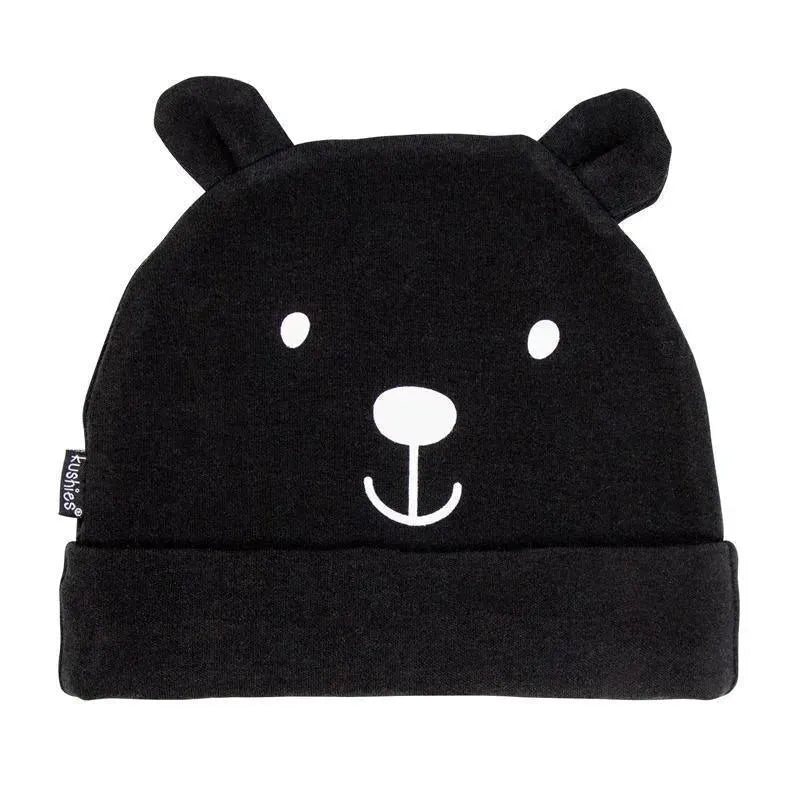 Kushies Baby Hat - Black Solid Image 1