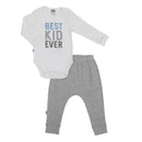 Kushies Bodysuit & Pant Set Best baby ever.