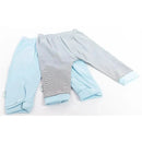 Kushies Grey & Blue Baby Boy Pants 2Pc Set Image 3