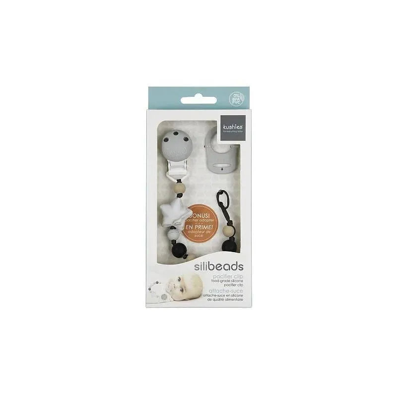 Kushies SiliBead Pacifier Clip - Star Image 2
