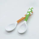 Kushies Silibend Bendable Spoon 2-Pack (Lime/Orange) Image 3