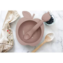 Kushies - Silibowl Silicone Bowl and Spoon, Pink Image 3