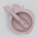 Kushies - Silibowl Silicone Bowl and Spoon, Pink Image 3