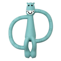 Kushies Silisafari Silicone Teether Hippo Image 1