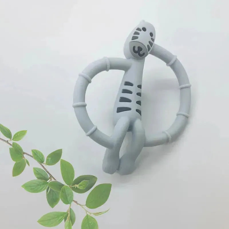 Kushies Silisafari Silicone Teether Zebra Image 3