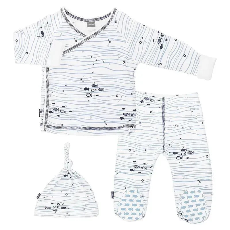 Kushies Take Me Home 3 Piece Set - Blue Print  Image 1