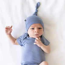 Kyte Baby - Bamboo Baby Knotted Cap In Slate Image 1