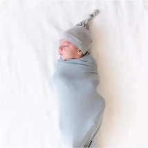 Kyte Baby - Bamboo Baby Knotted Cap, Storm Image 1