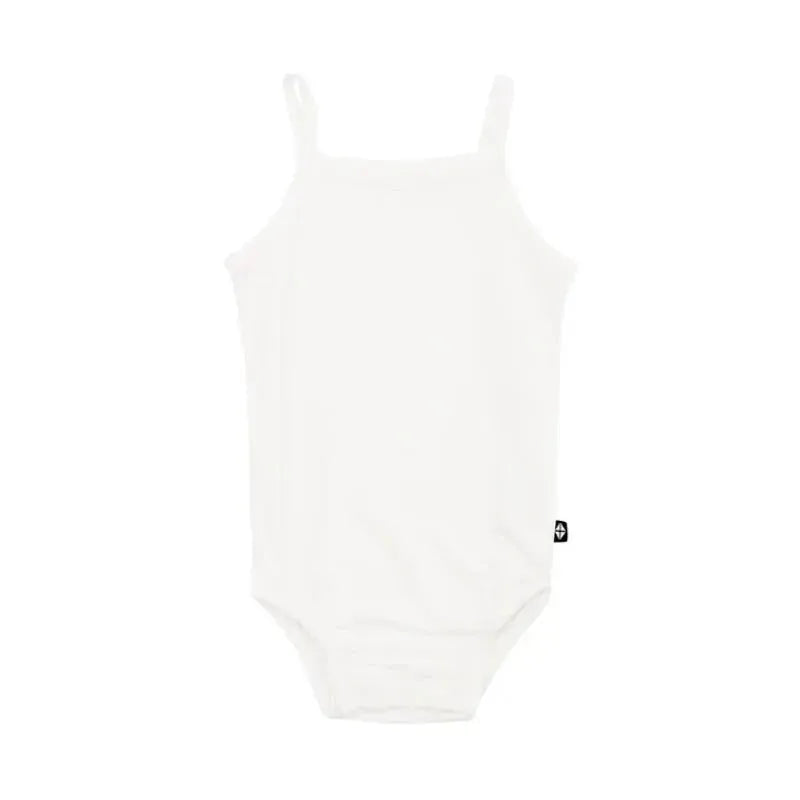 Kyte Baby - Baby Spaghetti Strap Body Leotard In Cloud Image 2