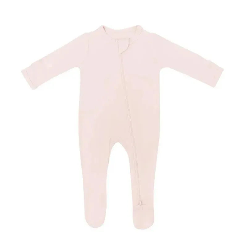 Kyte Baby - Baby Zippered Footie In Blush Image 2