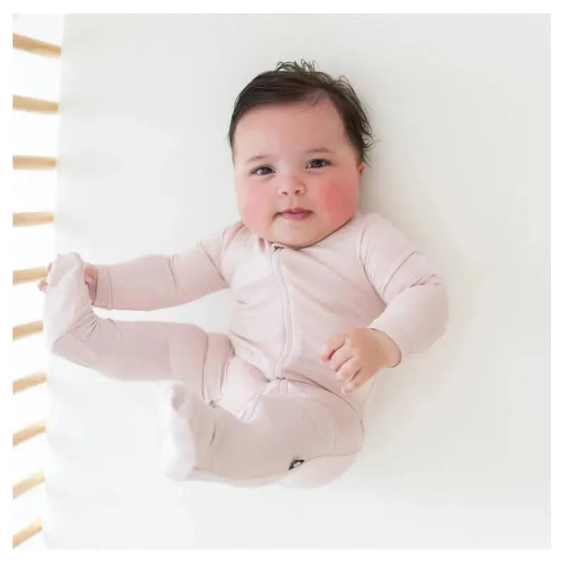 Kyte Baby - Baby Zippered Footie In Blush Image 3