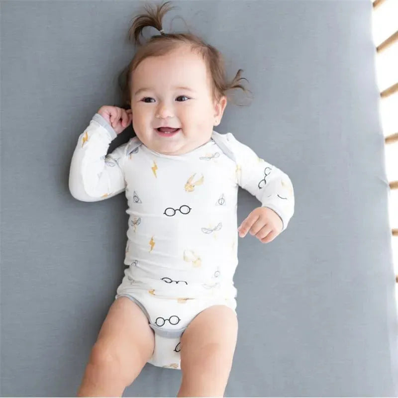 Kyte Baby - Long Sleeve Bamboo Bodysuit In Icon Harry Potter  Image 1