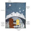 Lambs & Ivy - 3Pk Baby Bedding Set Stars Wars Millennium Falcon Image 6