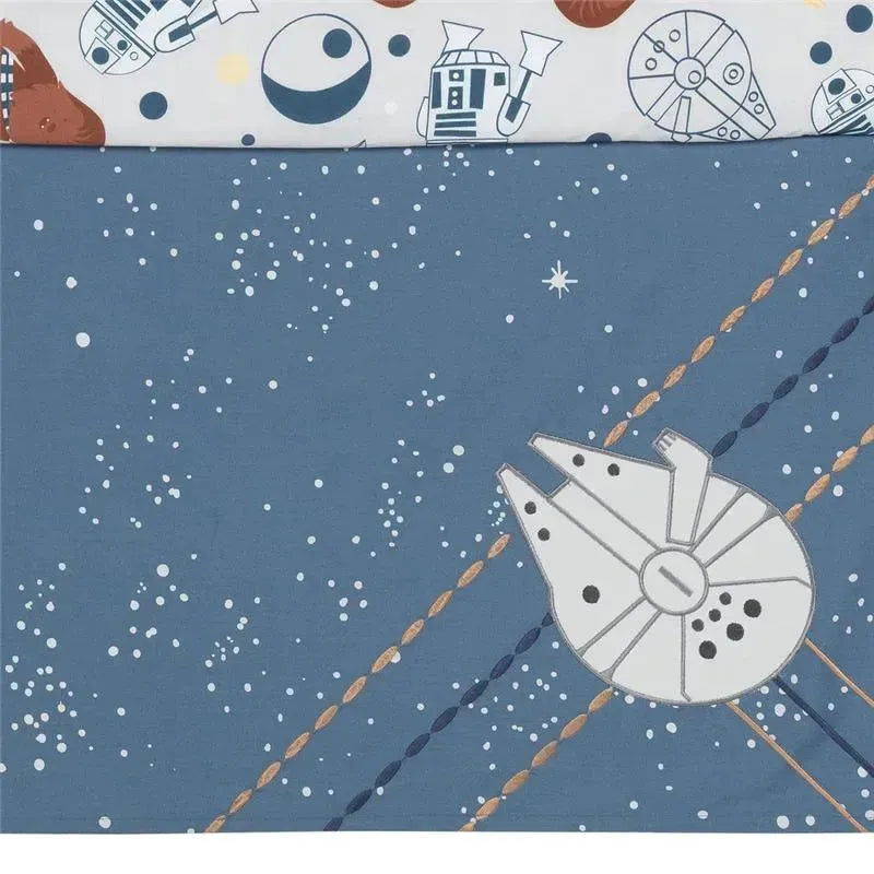 Lambs & Ivy - 3Pk Baby Bedding Set Stars Wars Millennium Falcon Image 5