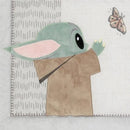 Lambs & Ivy - 3Pk Star Wars The Child Baby Yoda Baby Crib Bedding Set Image 8