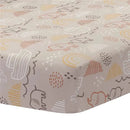 Lambs & Ivy Baby Noah Taupe Fitted Crib Sheet Image 1