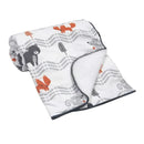 Lambs & Ivy Bedtime Originals Acorn Blanket, Grey Image 1