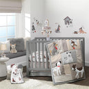 Lambs & Ivy - Bow Wow Gray/Beige Dog/Puppy with Doghouse Wall Decals/Stickers Image 3