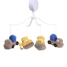 Lambs & Ivy - Construction Zone Musical Baby Crib Mobile Soother Toy Image 1