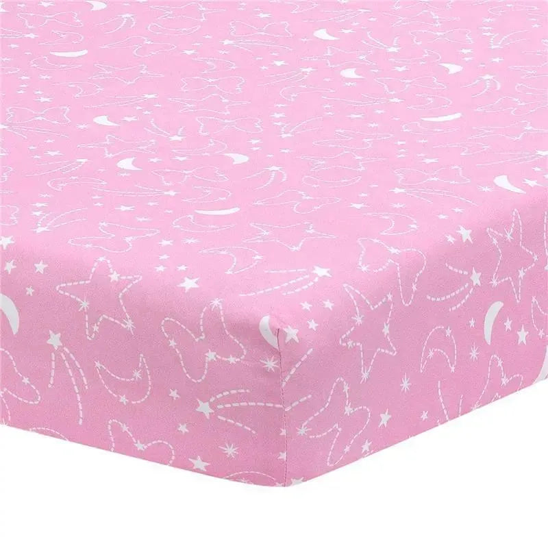 Lambs & Ivy - 4Pk Disney Baby Minnie Mouse Nursery Crib Bedding Set, Pink Image 10