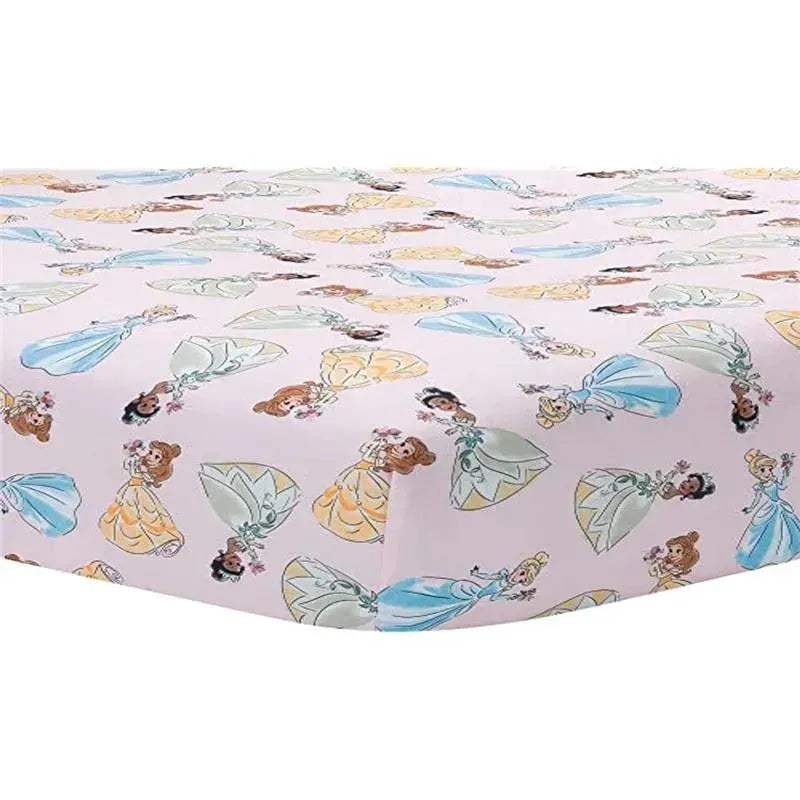 Lambs & Ivy - Disney Princesses Fitted Crib Sheet Image 1