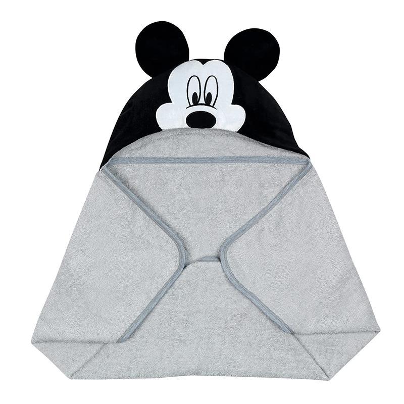 Lambs & Ivy Hooded Baby Bath Towel, Mickey Mouse Image 4