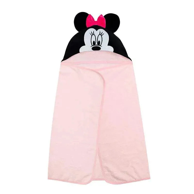 Lambs & Ivy Hooded Baby Bath Towel, Minnie Mouse Image 7
