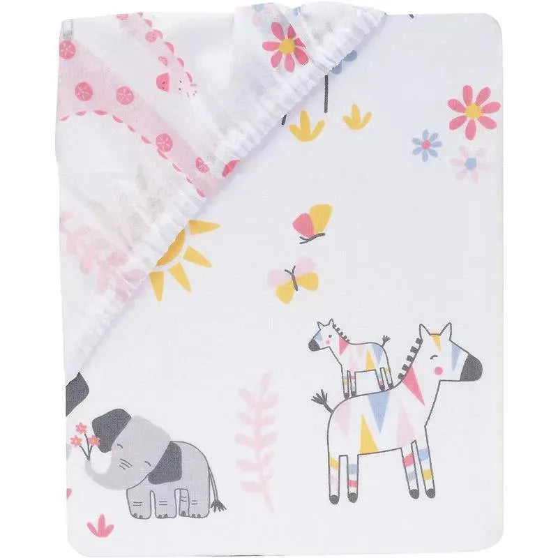 Lambs & Ivy - Jazzy Jungle Baby Fitted Crib Sheet Image 3