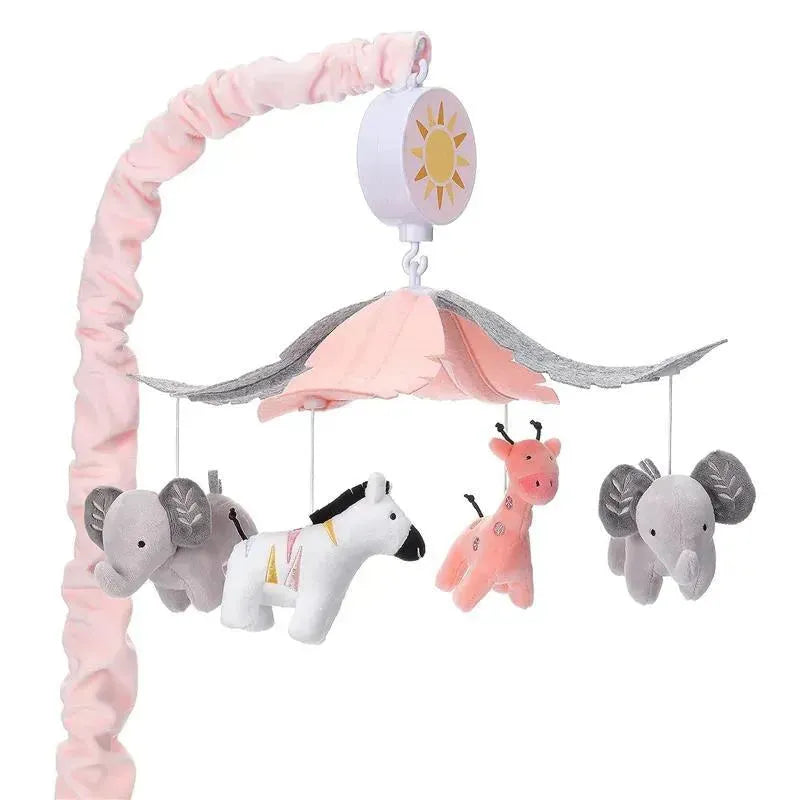 Lambs & Ivy - Jazzy Jungle Safari Animals Musical Baby Crib Mobile Image 1