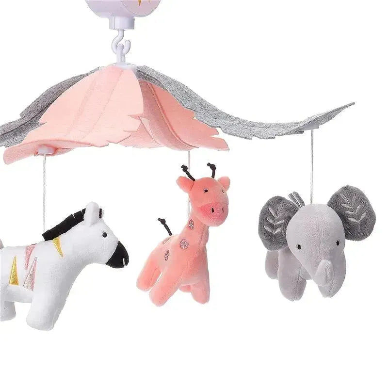 Lambs & Ivy - Jazzy Jungle Safari Animals Musical Baby Crib Mobile Image 4