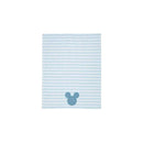 Lambs & Ivy Light Blue Mickey Mouse Baby Blanket Image 3